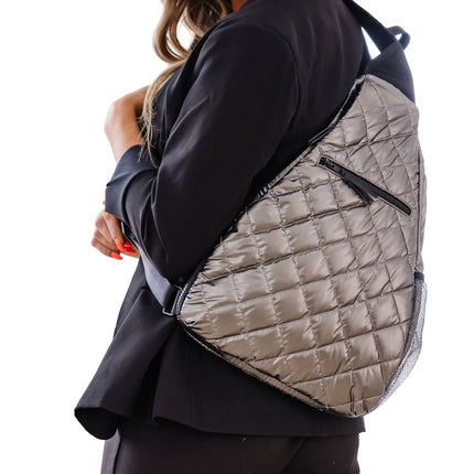 Veranda Sling Backpack- Gun Metal