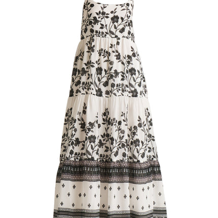 Strappy Tiered Maxi Dress