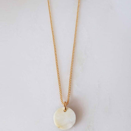 Thanh Hoa Minimalist Circle Charm Necklace