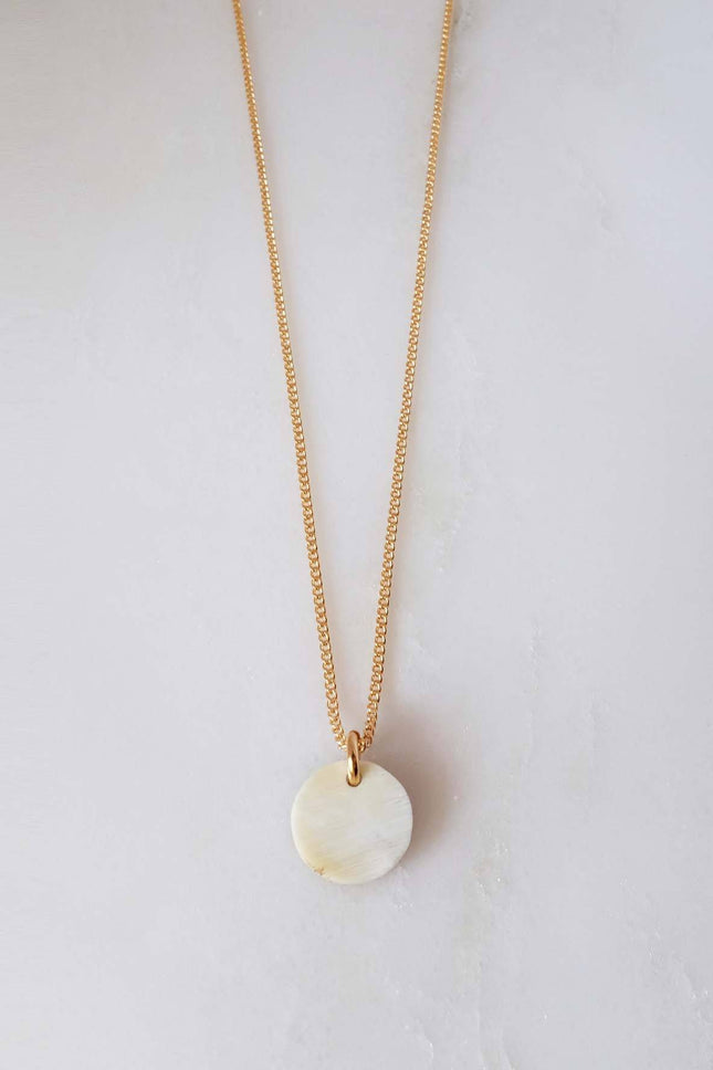 Thanh Hoa Minimalist Circle Charm Necklace