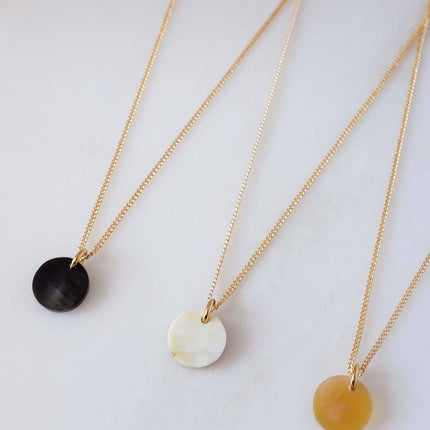 Thanh Hoa Minimalist Circle Charm Necklace
