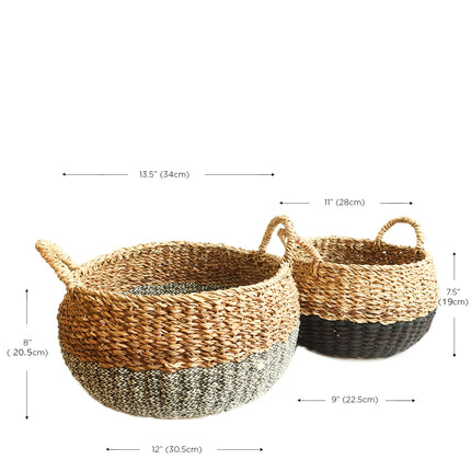 Ula Floor Basket - Black