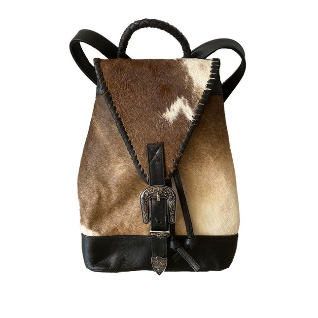 Jitana Backpack - Brown & White