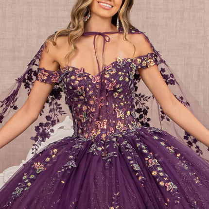 Enchanted Butterfly Iridescence Gown