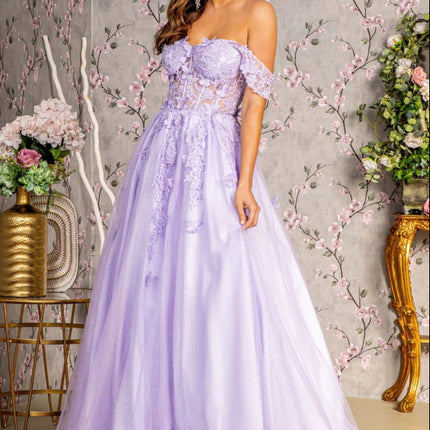 Divine Lilac Mesh Dress