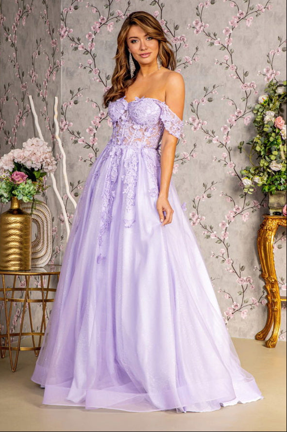 Divine Lilac Mesh Dress