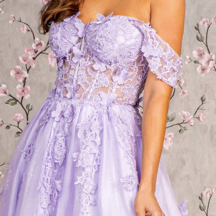 Divine Lilac Mesh Dress
