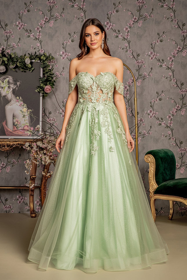 Serene Sage Mesh Dress