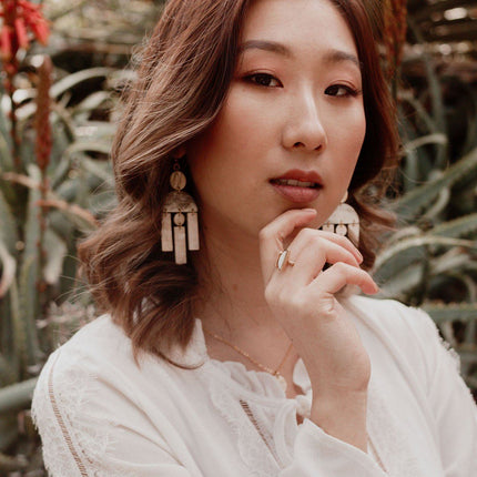 Hoang Hau Chandelier Statement Earrings