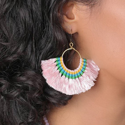 Tassel Fan Earrings