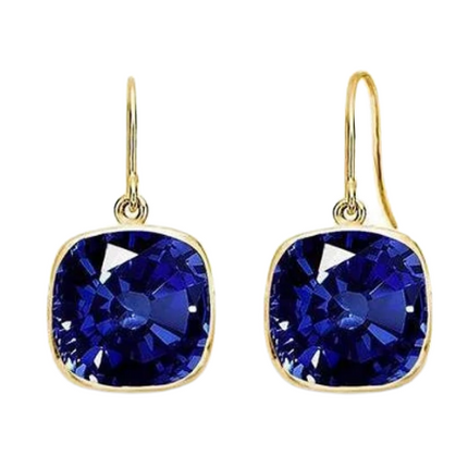 Sapphire and Emerald Earrings