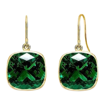 Sapphire and Emerald Earrings