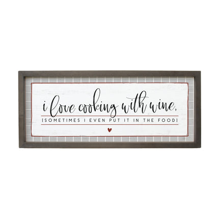 Cooking With Wine Wall Art