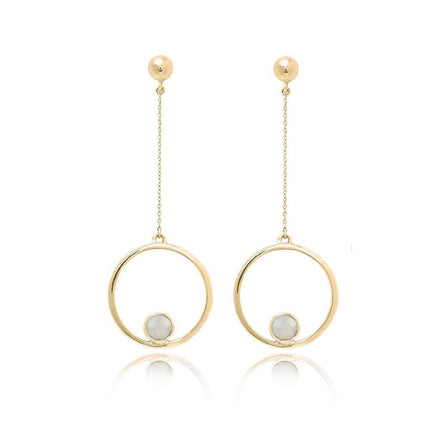 Aurelie Moonstone Earrings
